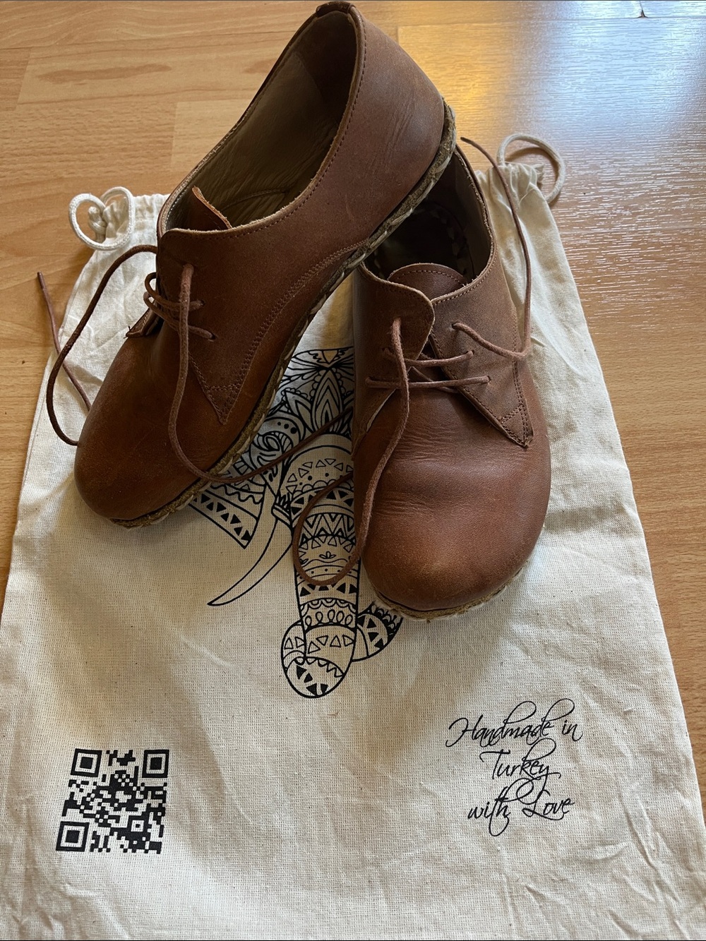 Ladies barefoot shoes, leather, handmade in Turkey, Atlantis brand